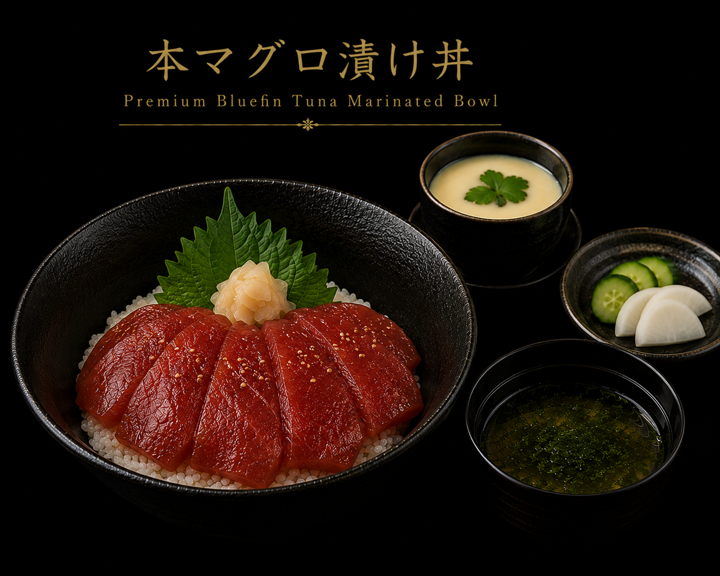 本マグロ漬け丼