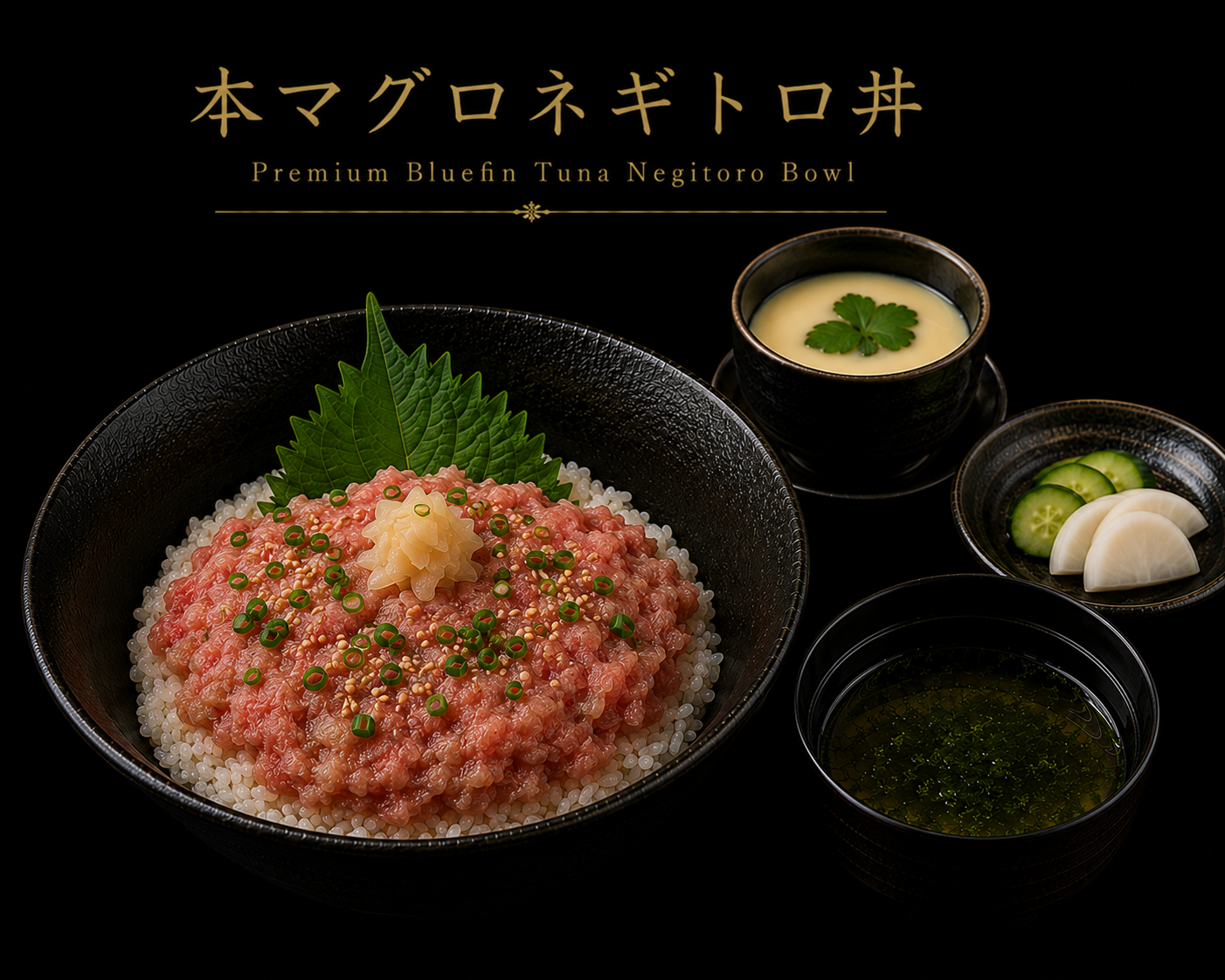 本マグロネギトロ丼
