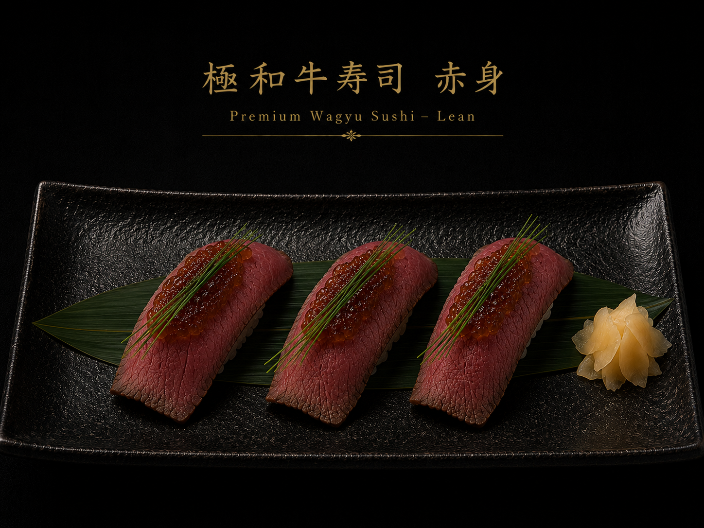 極和牛寿司　赤身